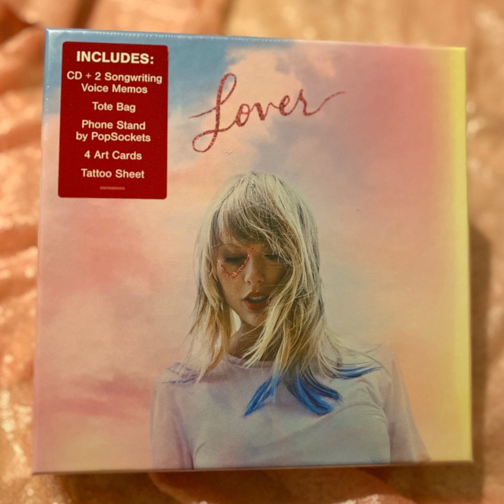 NEW sealed taylor swift VIP lover era deluxe box set tote bag popsocket poster - Picture 7 of 16